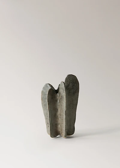 Organic stoneware vase
