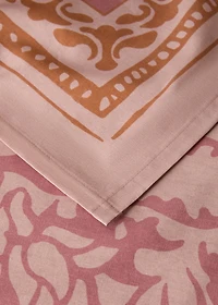 Printed canvas tablecloth for 8 to 10 diners