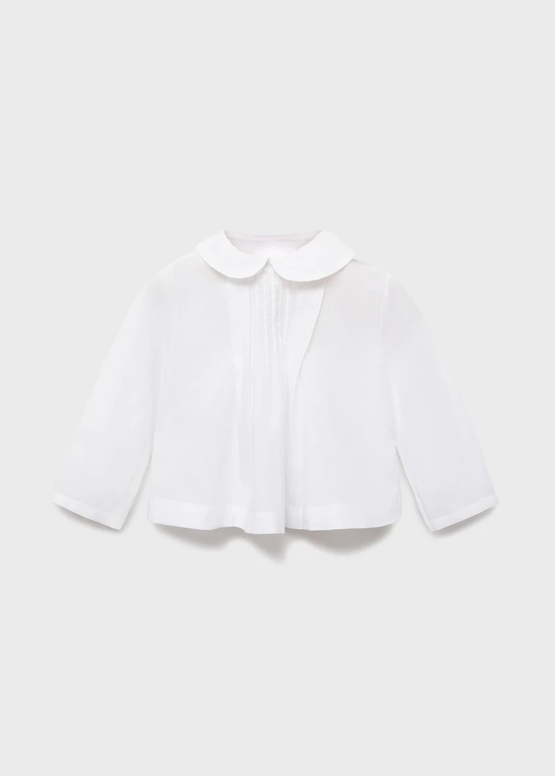 Blouse with Peter Pan collar