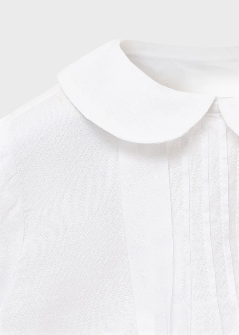 Blouse with Peter Pan collar