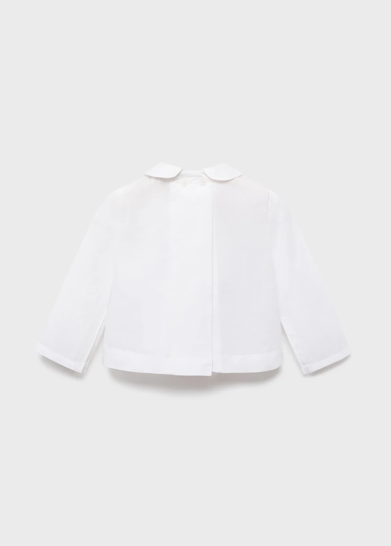 Blouse with Peter Pan collar