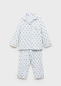 Floral-print pajamas