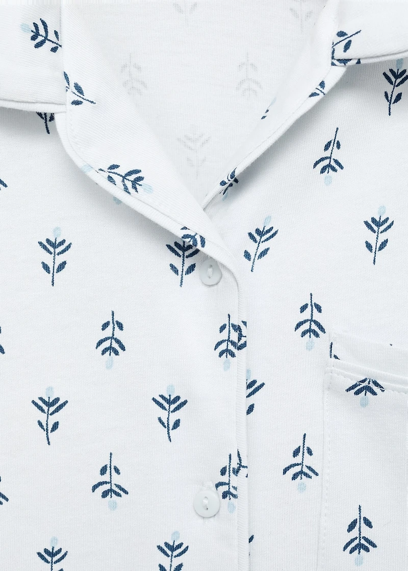 Floral-print pajamas