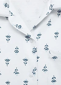 Floral-print pajamas