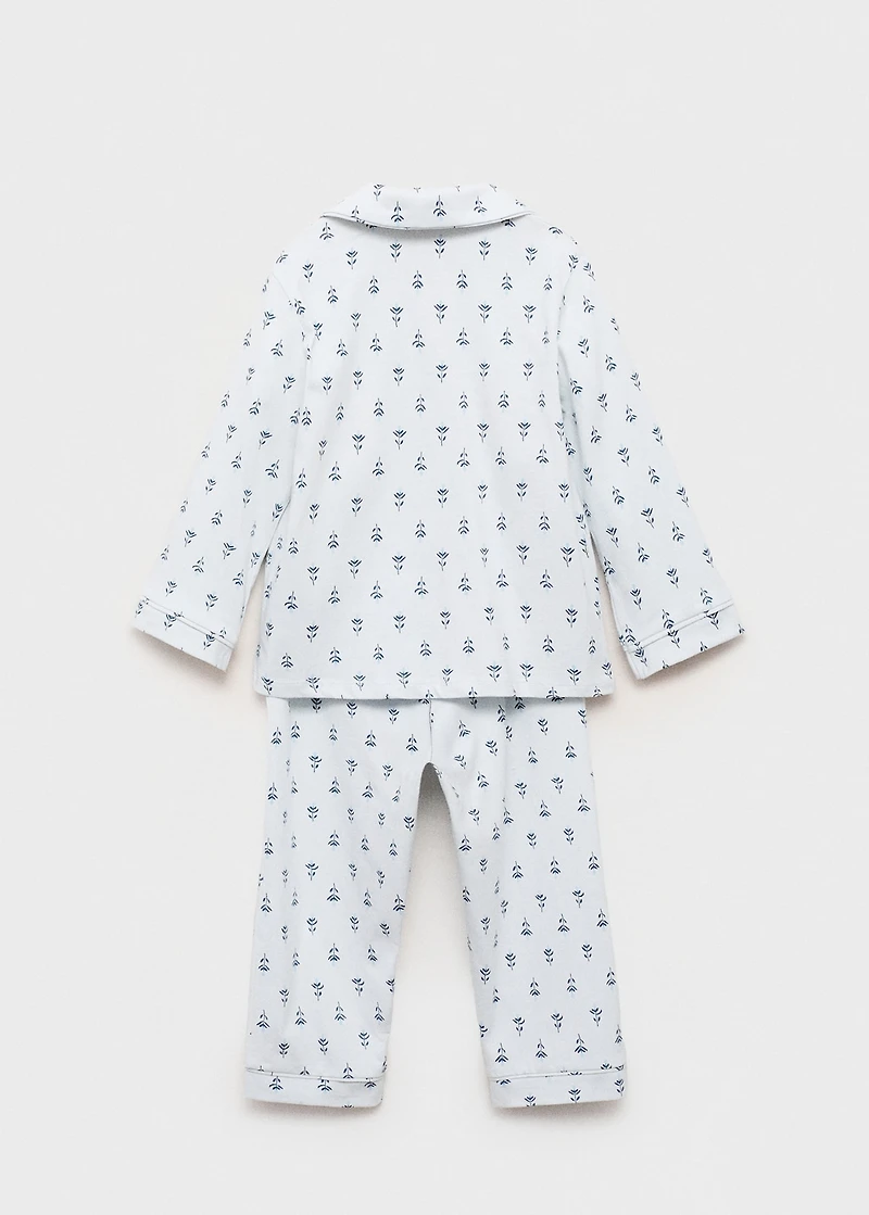 Floral-print pajamas