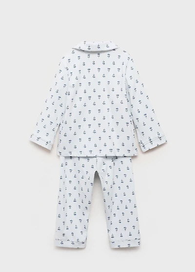 Floral-print pajamas