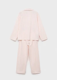 Striped long pyjamas