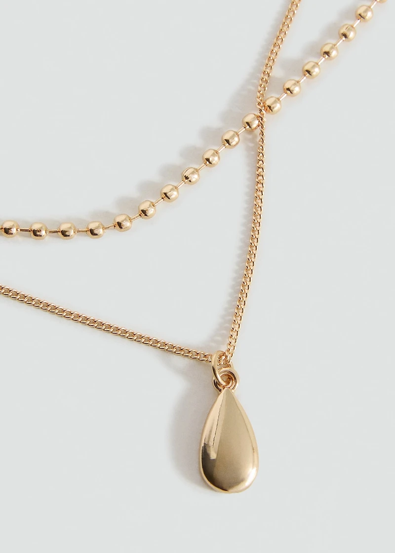 Pack of 2 chain necklaces