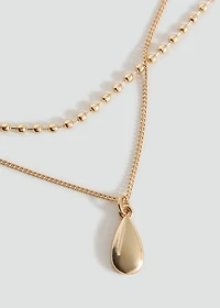 Pack of 2 chain necklaces