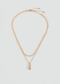 Pack of 2 chain necklaces