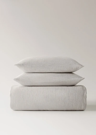 Cotton gauze duvet cover single bed