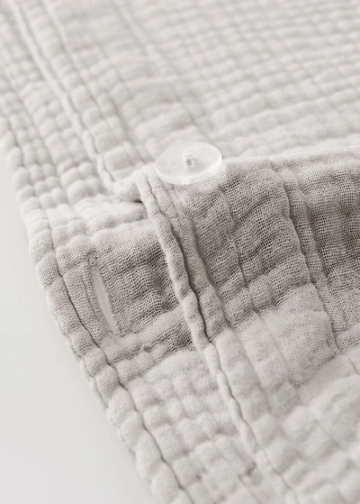 Cotton gauze duvet cover single bed