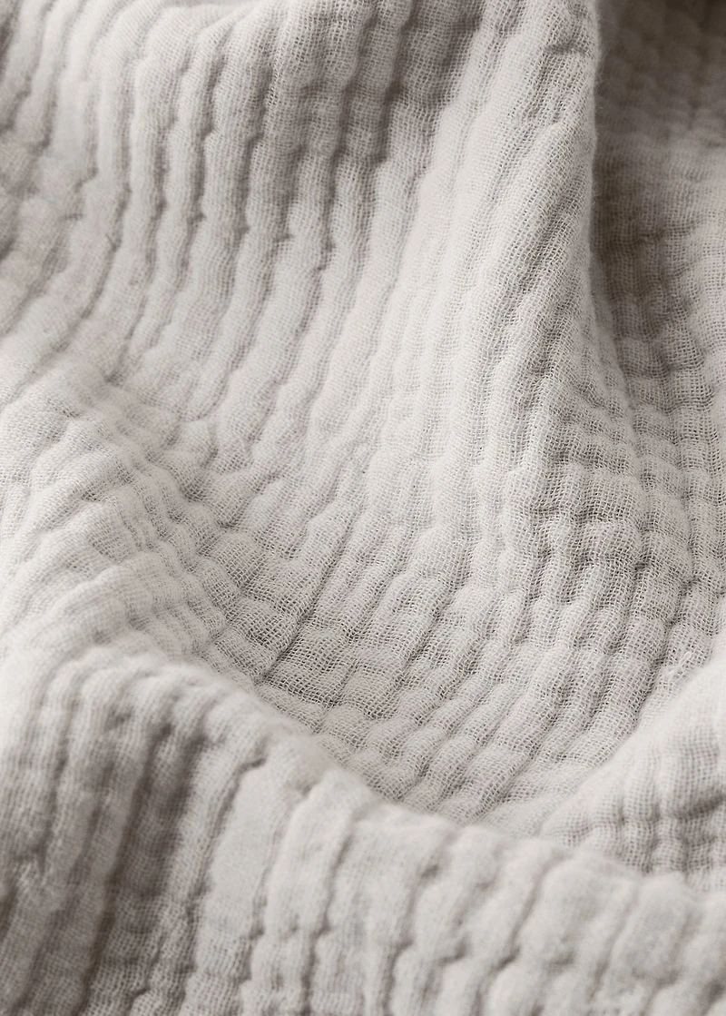 Cotton gauze duvet cover single bed