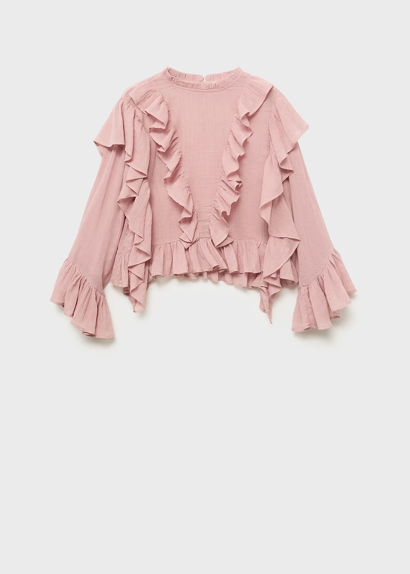 Ruffled blouse