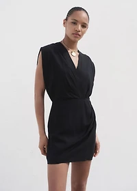 Lyocell wrap dress