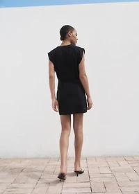 Lyocell wrap dress