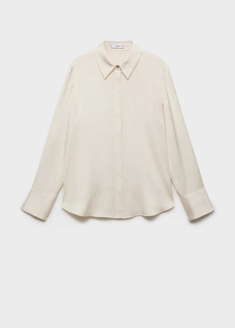 Satin finish flowy shirt