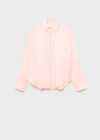 Modal shirt with rhinestones