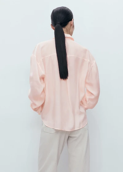 Modal shirt with rhinestones