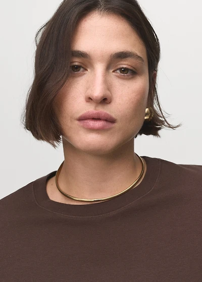 Cotton short-sleeved t-shirt