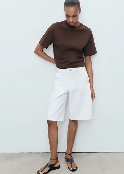 Cotton short-sleeved t-shirt