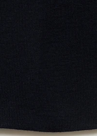 Short-sleeved polo-neck sweater