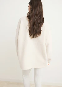 Shearling pyjama sweatshirt