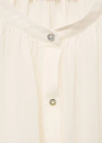 Cotton tunic with buttons