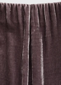 Silk velvet pants