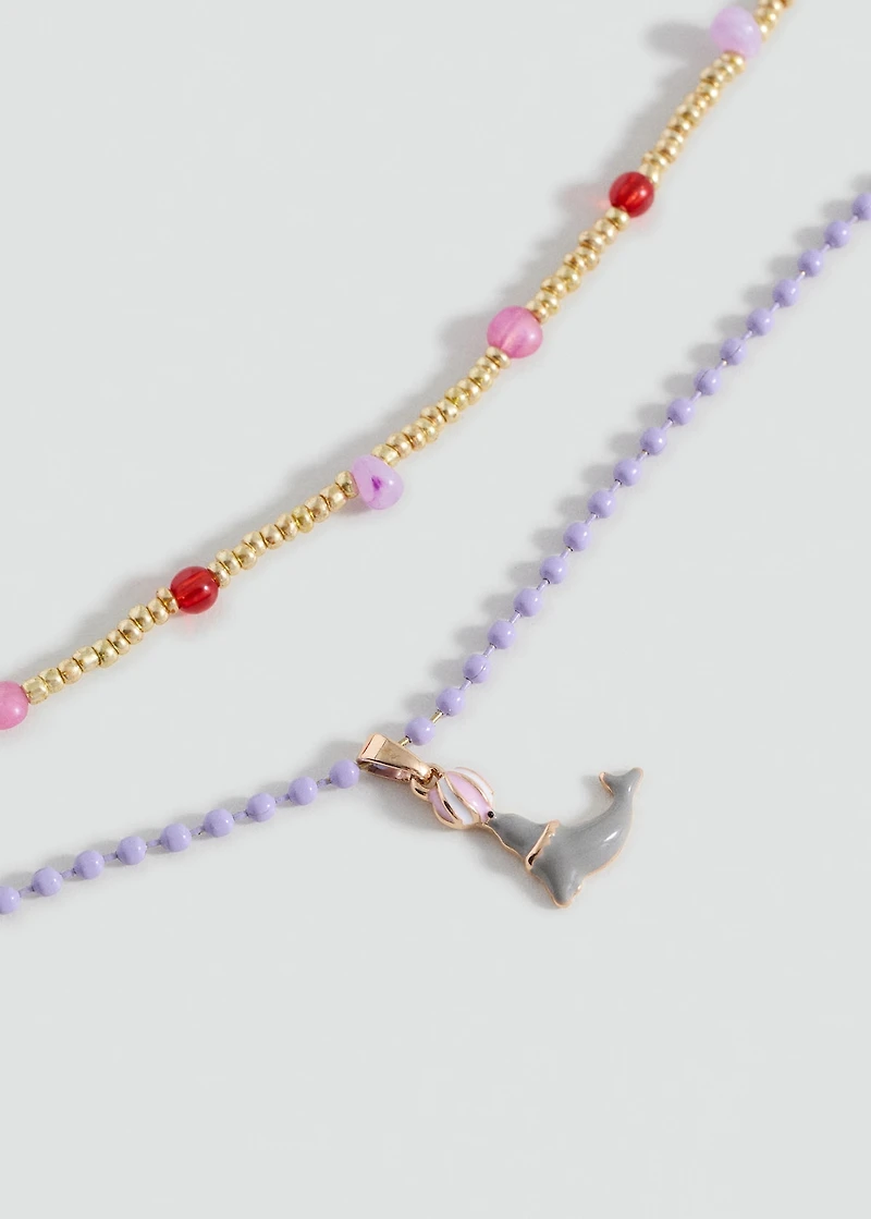 Combined necklace pack