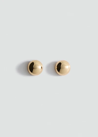 Round volume earrings