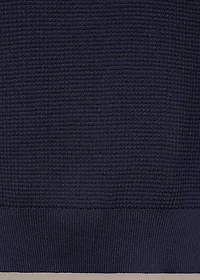 Shirt collar sweater