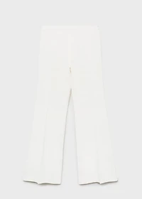 Long flared trousers