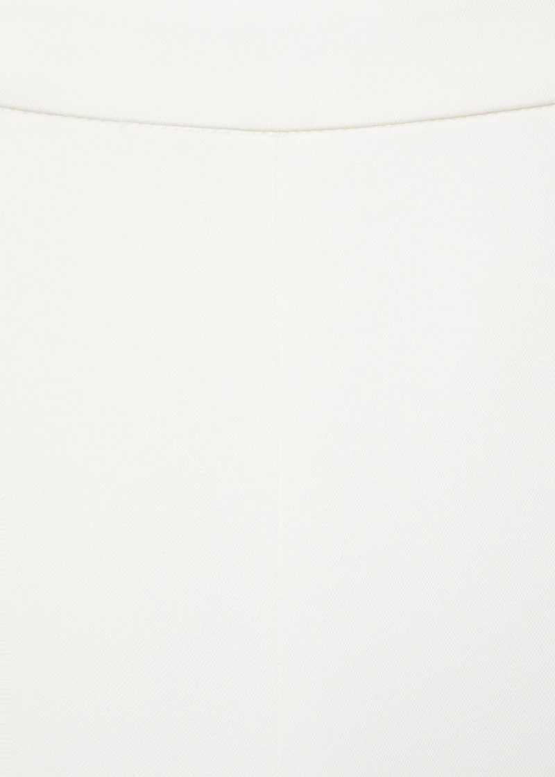 Long flared trousers