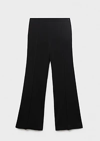 Long flared trousers