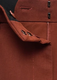 Modal straight-fit pants