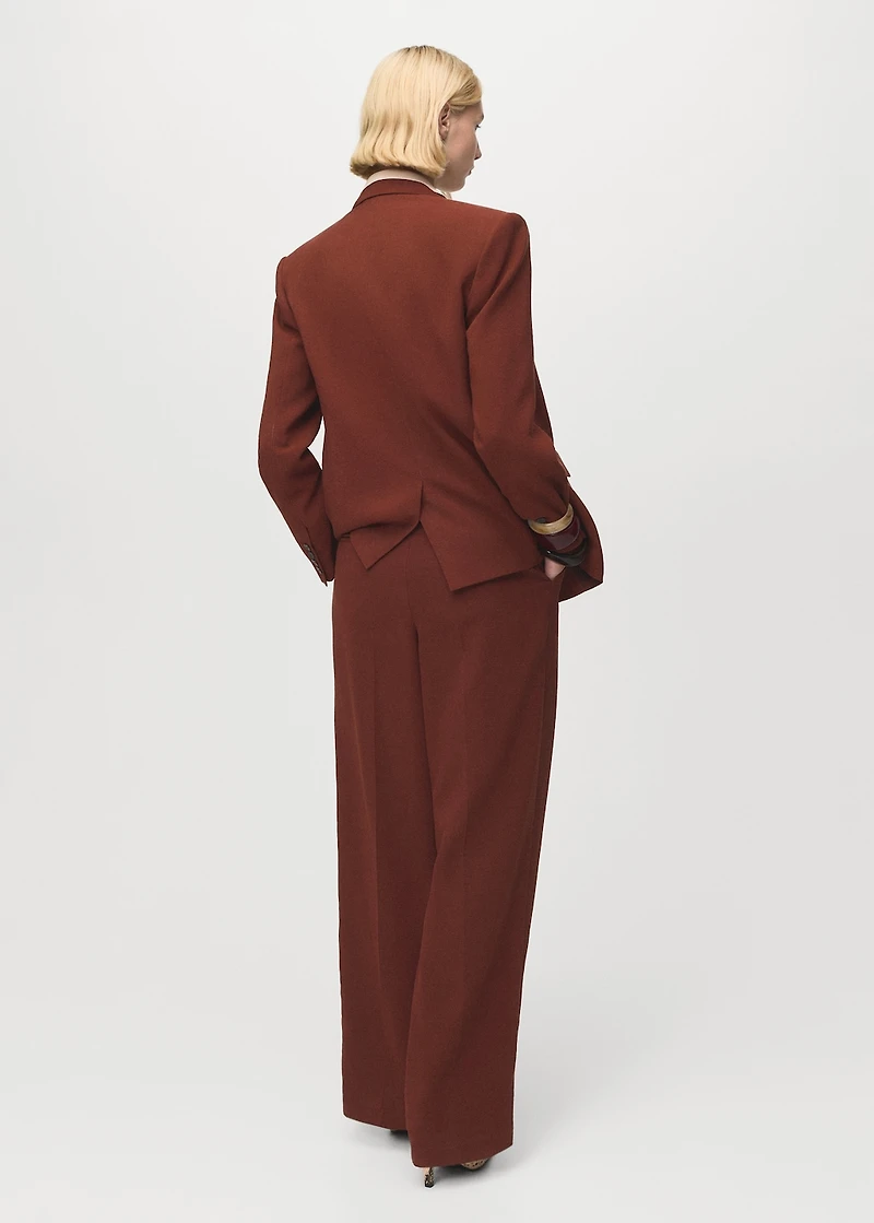 Modal straight-fit pants