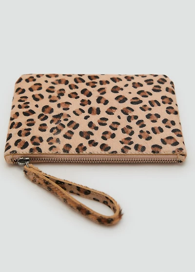 Leopard-print purse