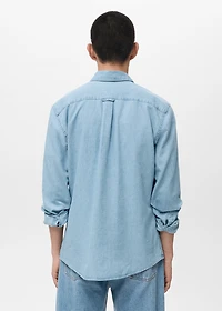Regular fit denim shirt