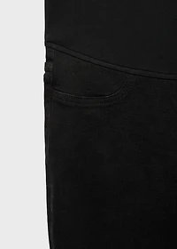 Maternity flared cropped jeans