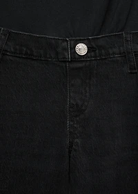 Wide-leg maternity jeans