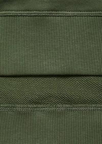 Printed embroidered sweatshirt