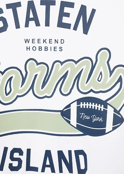 Printed long sleeve t-shirt