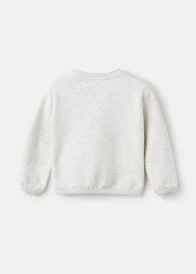 Floral embroidered sweatshirt