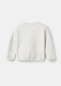 Floral embroidered sweatshirt