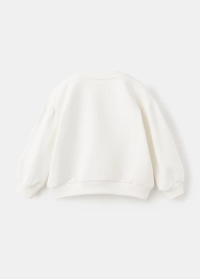 Floral embroidered sweatshirt