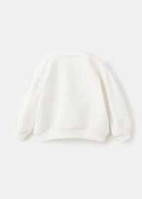 Floral embroidered sweatshirt