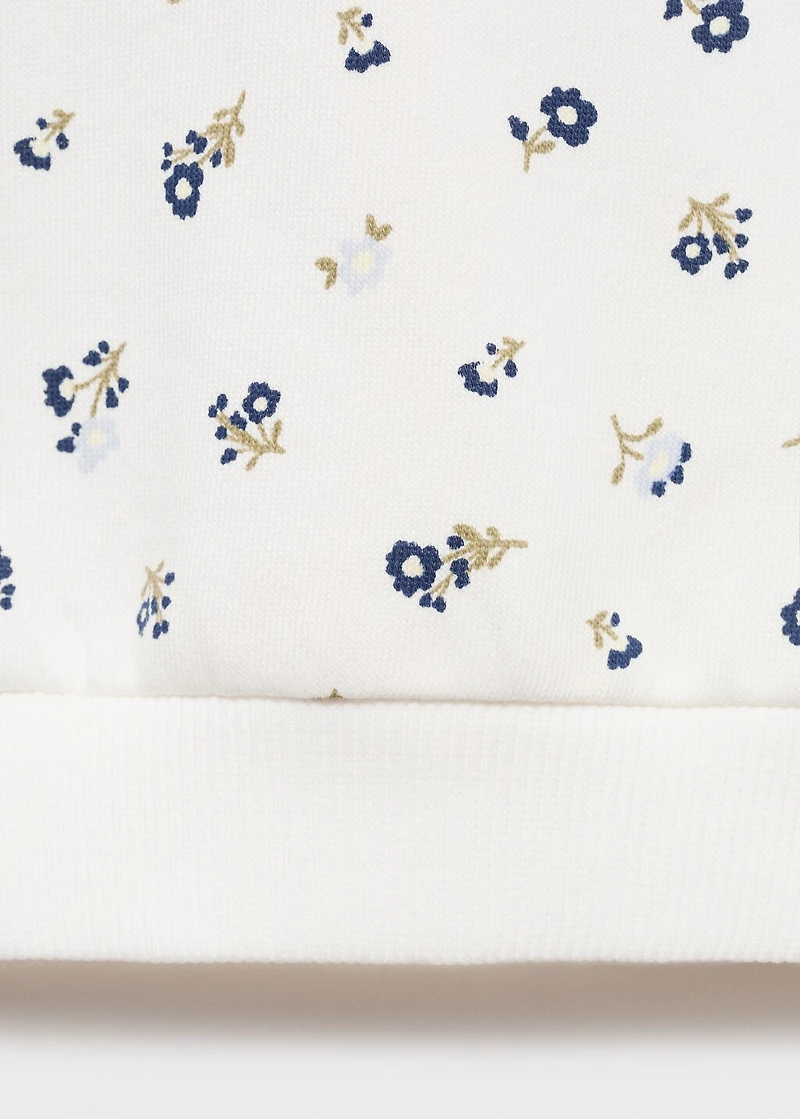 Ruffle detail sweatshirt