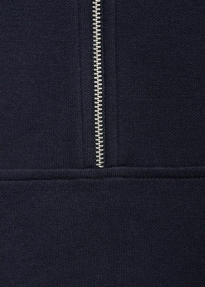Turtleneck sweatshirt with zip