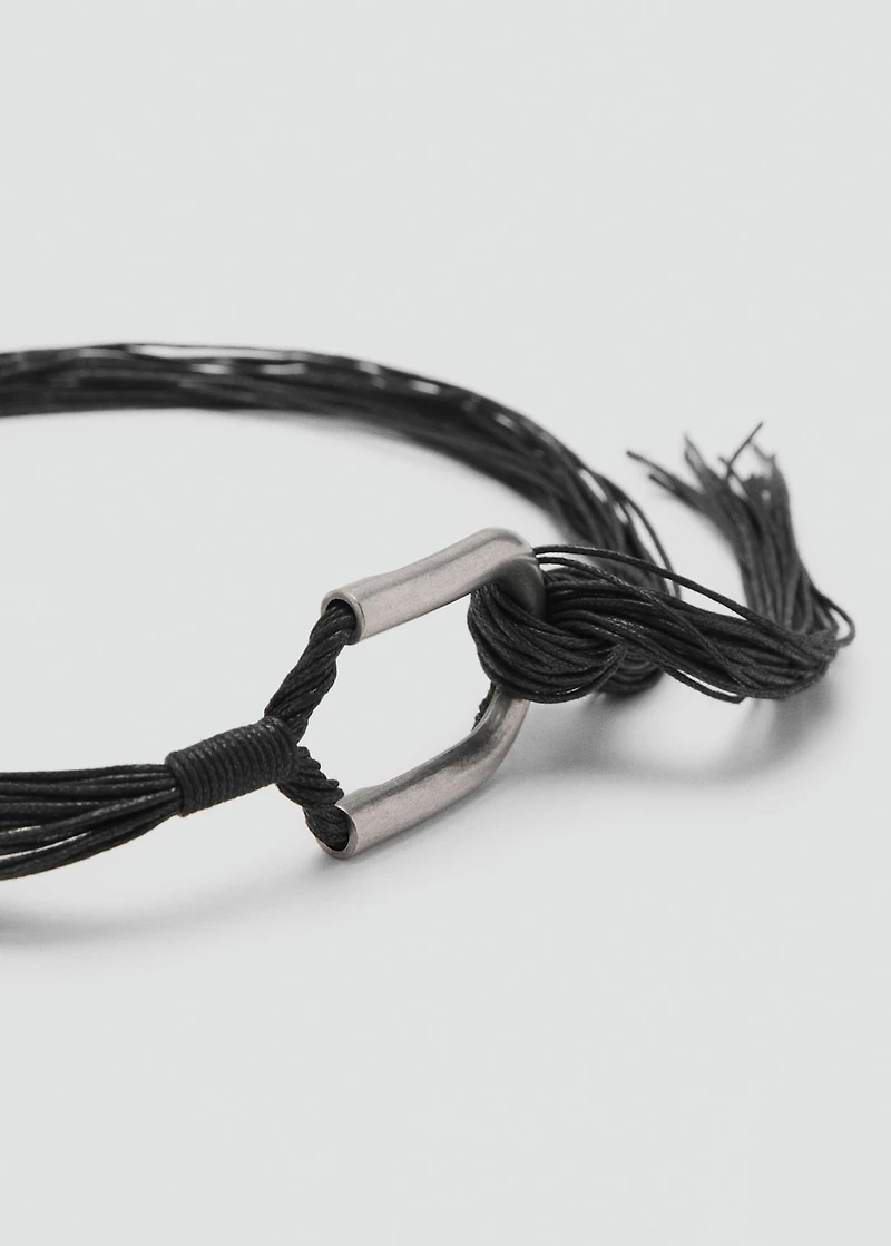 Rope belt with buckle